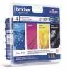 Original Ink Valuepack HY, black, color  Brother LC-1100VALBP