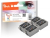 Peach Twin Pack 2 cartucce d'inchiostro colore, compatibile con  Canon BCI-16C*2, 9818A002