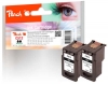 Peach Doppelpack Druckköpfe schwarz kompatibel zu  Canon PG-512BK*2, 2969B001