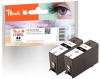 Peach Doppelpack Tintenpatronen schwarz kompatibel zu  Lexmark No. 150XLBK*2, 14N1614E, 14N1636