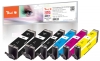Peach Spar Pack Plus Tintenpatronen kompatibel zu  Canon PGI-580XL, CLI-581XL