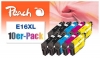 Peach 10er-Pack Tintenpatronen, kompatibel zu  Epson No. 16XL, C13T16364010