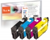Peach Spar Pack Tintenpatronen kompatibel zu  Epson No. 502, C13T02V64010