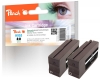 Peach Doppelpack Tintenpatrone schwarz kompatibel zu  HP No. 953 bk*2, L0S58AE*2